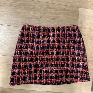 Quilted mini skirt